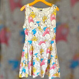Cartoon Network Adventure Time Fit and Flare Skater Dress